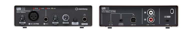 兼容iPad/Mac/PC，实现高品质录音的Steinberg USB音频接口UR12发布