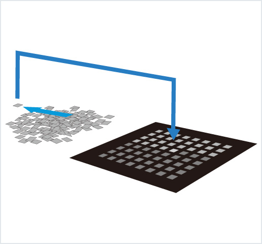 ［Image］Tray setter： 小尺寸单片用托盘排列机